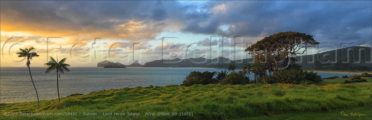 Peter Bellingham Photography Sunset - Lord Howe Island - NSW (PBH4 00 11955)